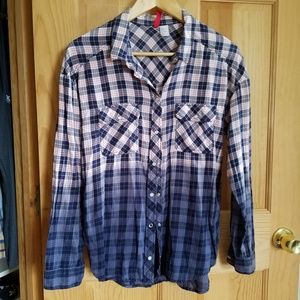 H&M Ombre Button Down (NWOT)